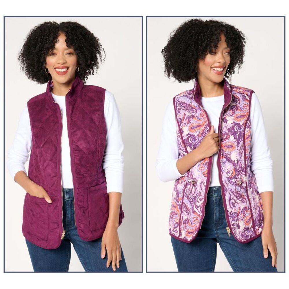 Isaac Mizrahi Live! Women's Plus Sz Jacket 1X Diamond Multi-colored A663390